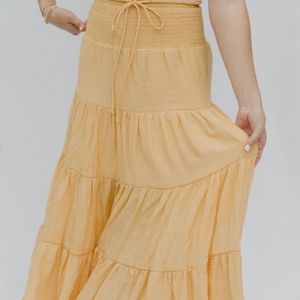 SOLD CJLA Vineyard Tiered Skirt